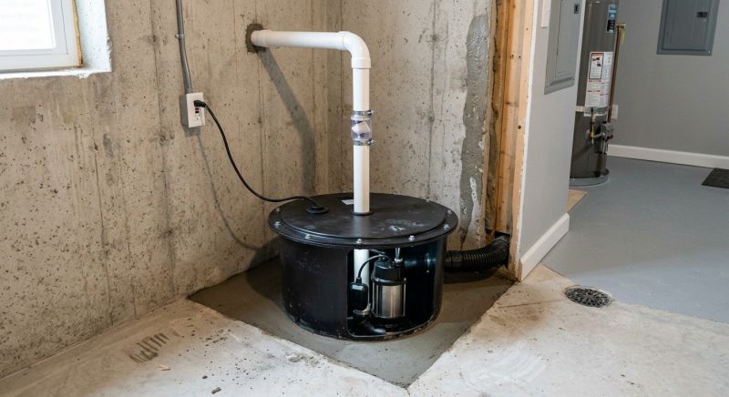 Drainage Pump Installation in Warwick, RI